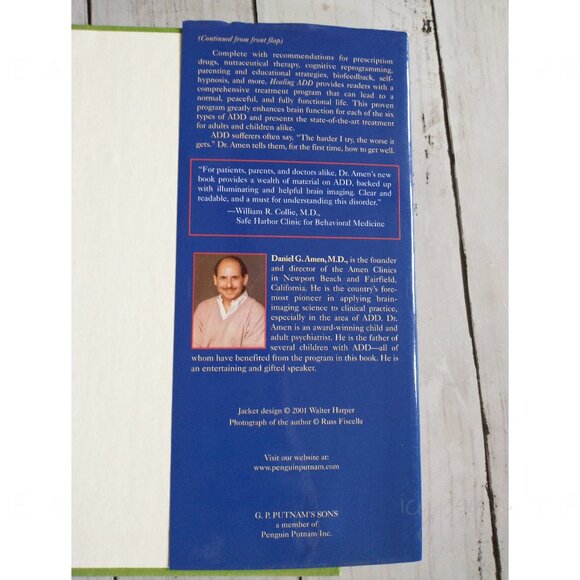 Healing ADD Daniel Amen MD-Breakthrough Program to See & Heal 6 Types of ADD - Picture 4 of 10